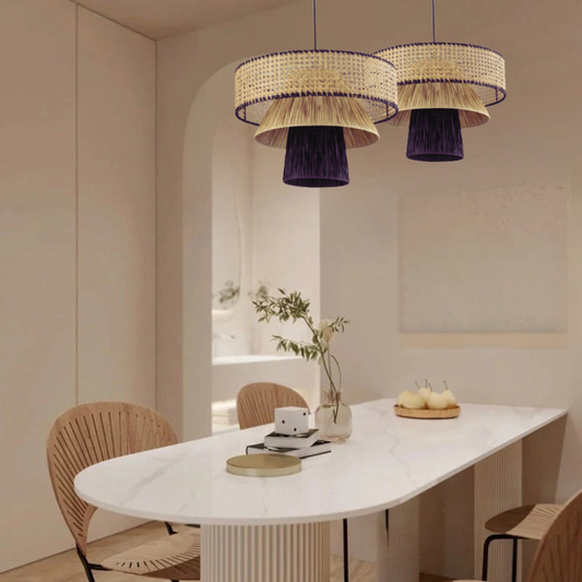 Rylie Rattan Pendant Light