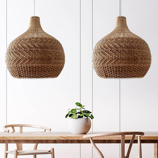 Tobago Wicker Rattan Pendant Light