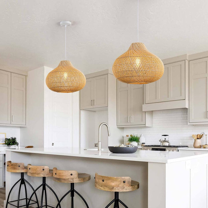 Karjearl Rattan Pendant Light