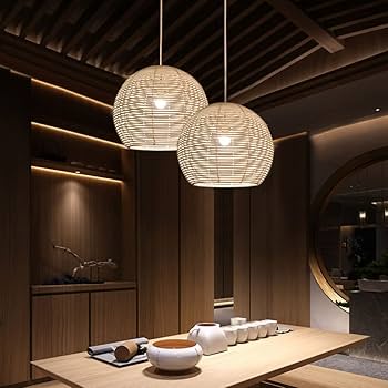 Manor Brook Verona Rattan Pendant Light