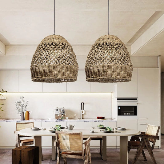 Artibrannan Rattan Woven Basket Pendant Light