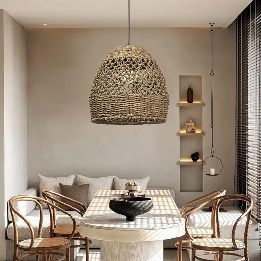 Artibrannan Wabi Sabi Wicker Pendant Light