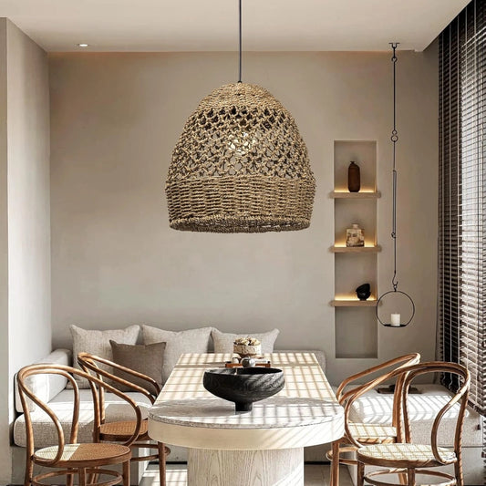 Artibrannan Rattan Woven Basket Pendant Light