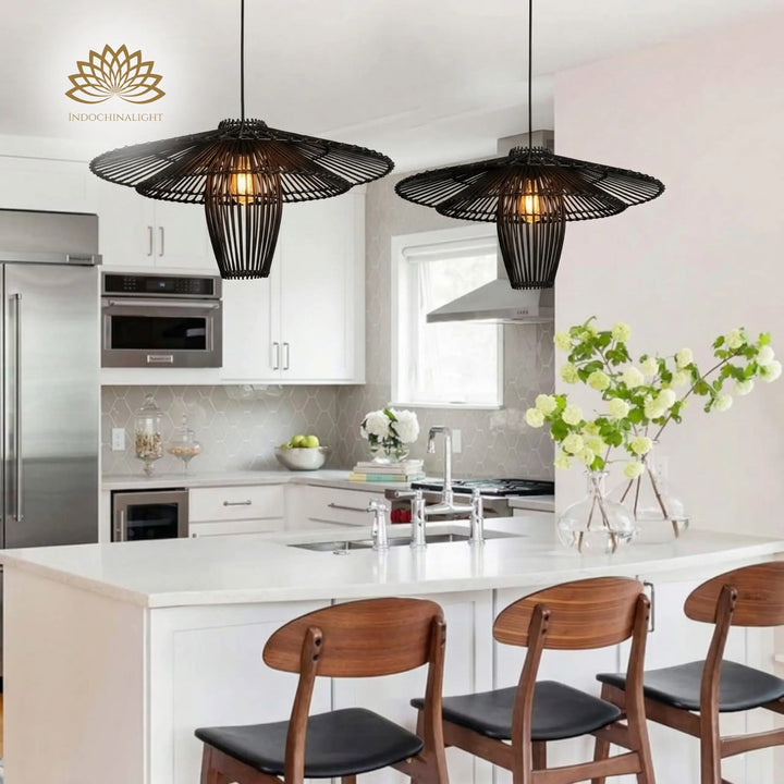 Kasa Rattan Pendant Light