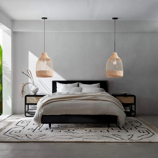 Flora Rattan Pendant Light