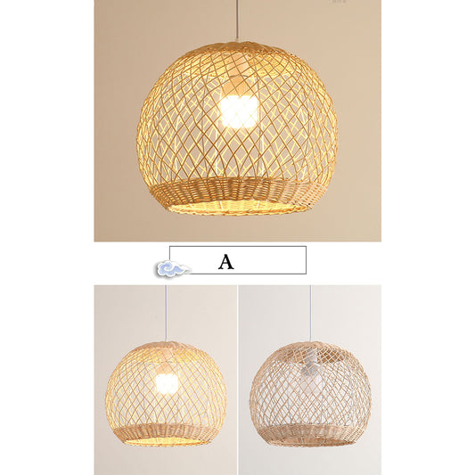 Flora Rattan Pendant Light
