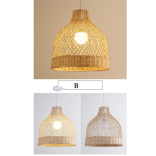 Flora Rattan Pendant Light