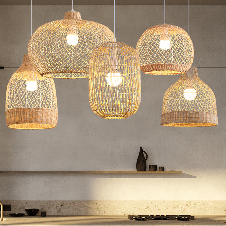 Flora Rattan Pendant