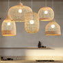Flora Rattan Pendant 23 Inch Diameter Basket, Dome, Round