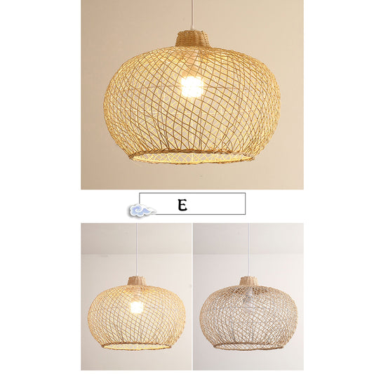 Flora Rattan Pendant Light