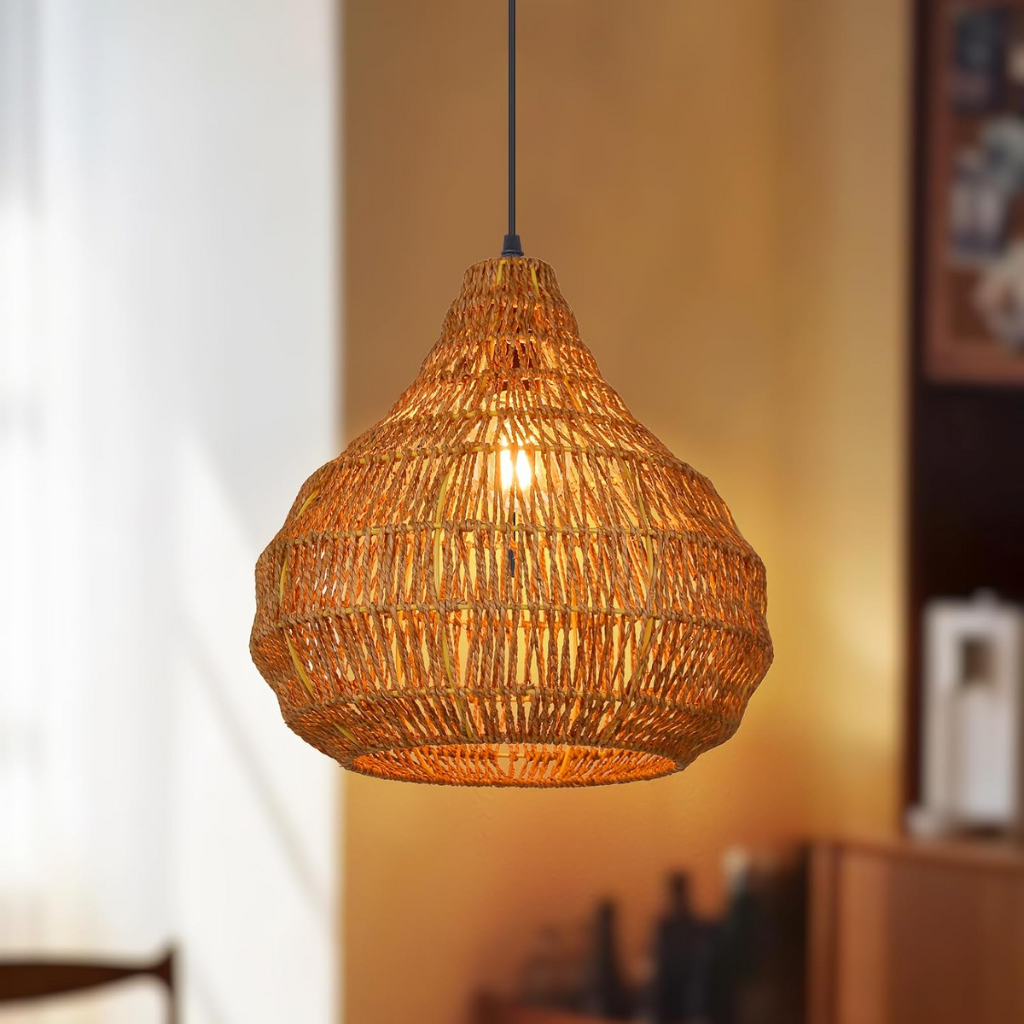 Coco Wicker Pendant Light