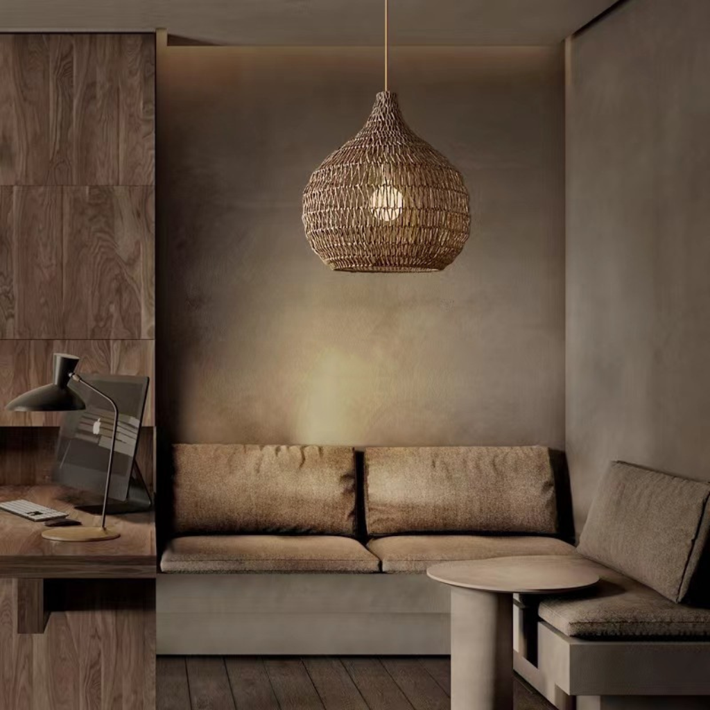 Coco Wicker Pendant Light