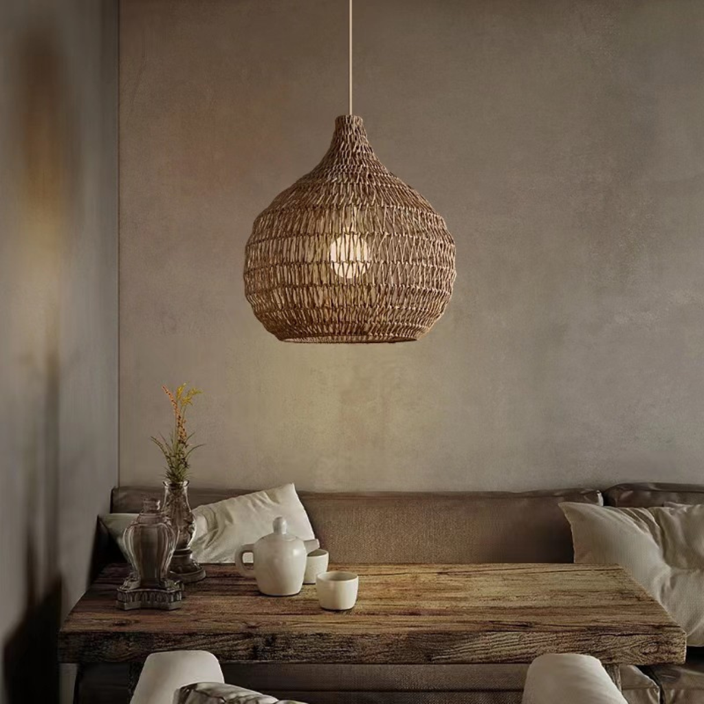 Coco Wicker Pendant Light