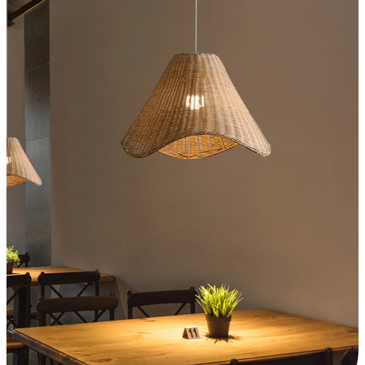 Sutton Knotted Rattan Pendant Light