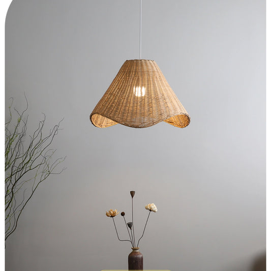 Sutton Knotted Rattan Pendant Light