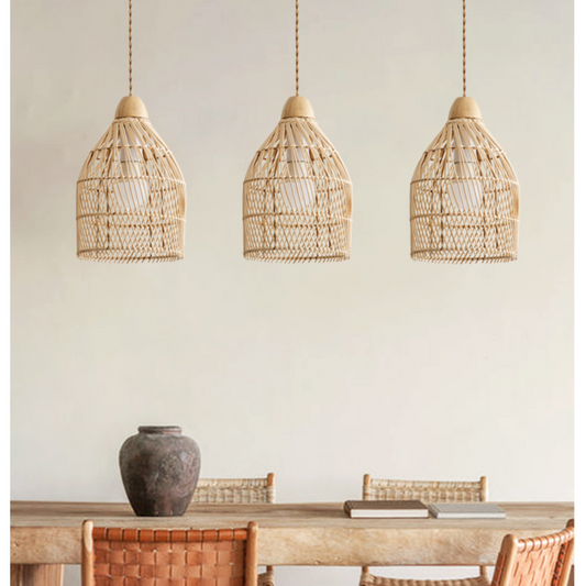 Stylish Small Bamboo Pendant Light Shade