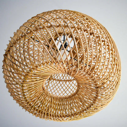 Batcheller Ball Rattan Pendant Light Basket Weave