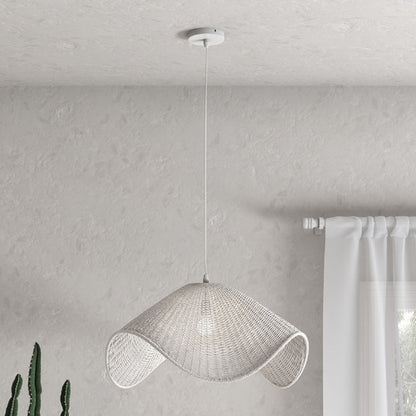 Spence Rattan Pendant Light