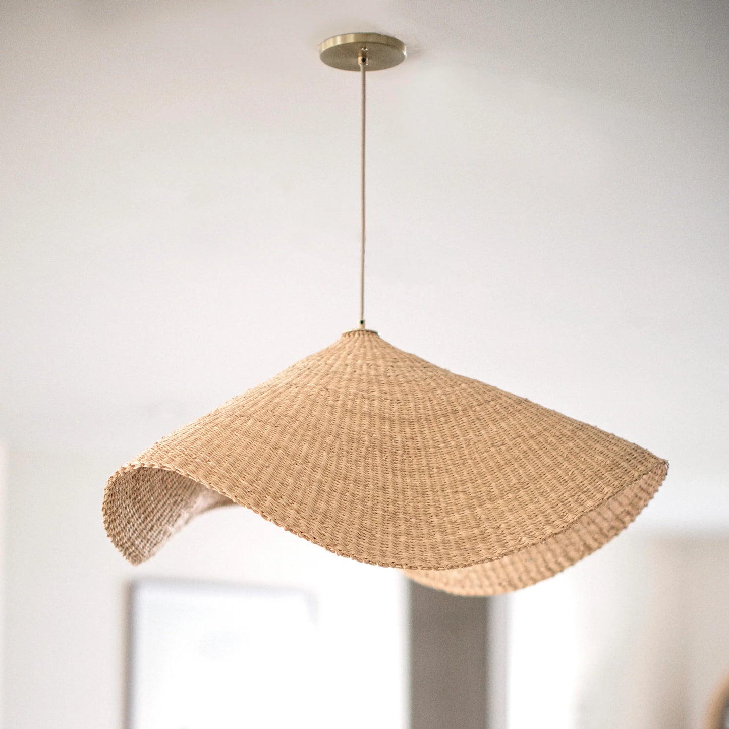 Spence Rattan Pendant Light
