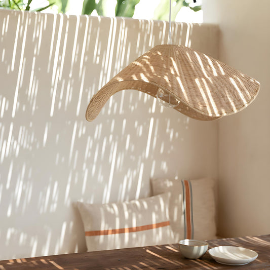 Spence Rattan Pendant Light