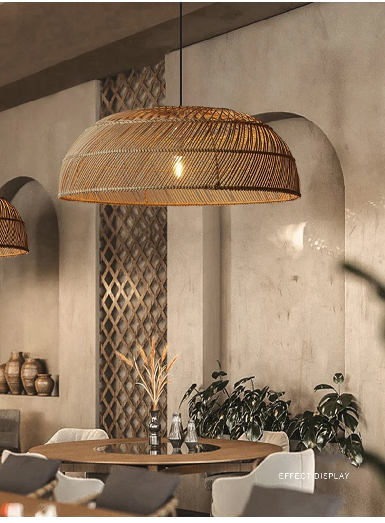 Amara Rattan Pendant Light