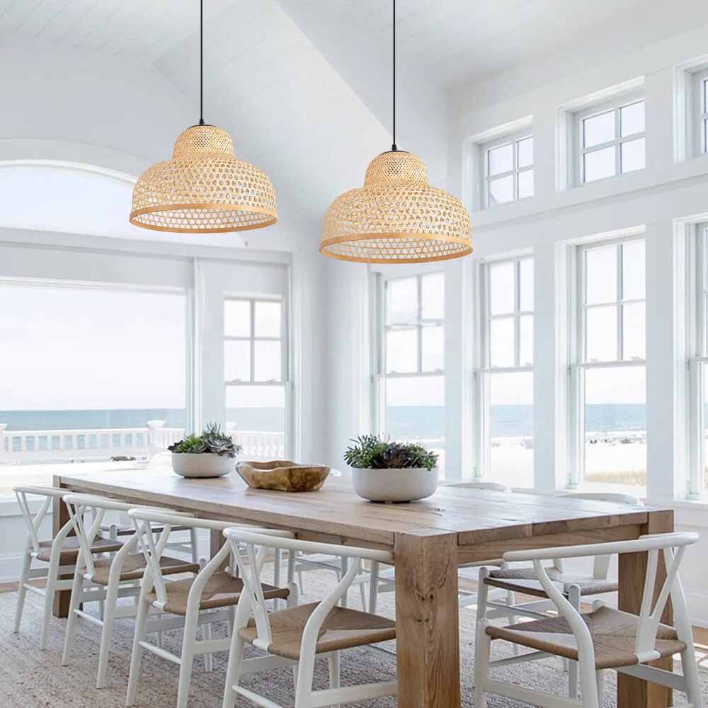 Handwoven Bamboo Lampshade