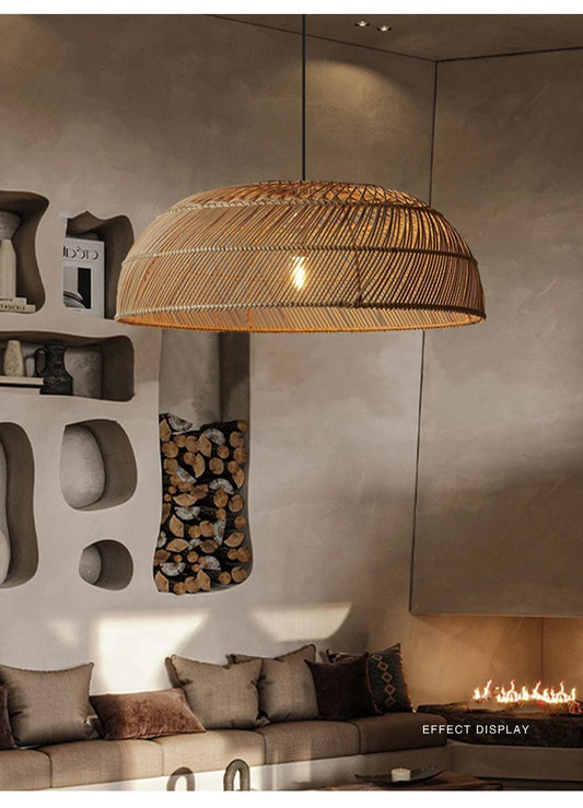 Amara Rattan Pendant Light