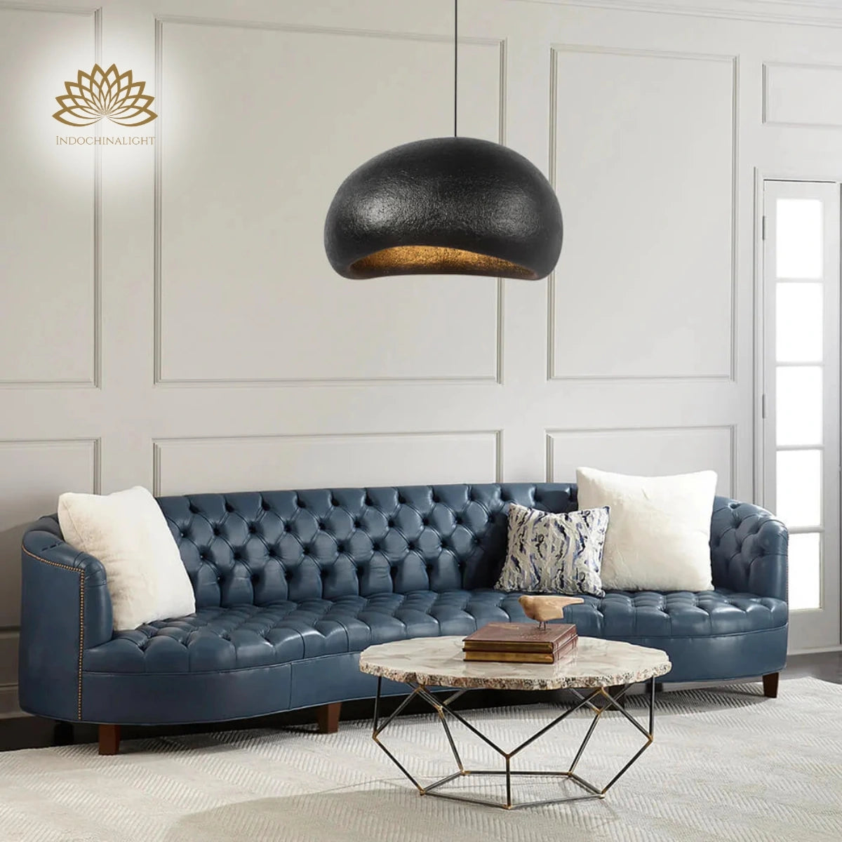 amik-wabi-sabi-black-resin-pendant-light-over-reading-table