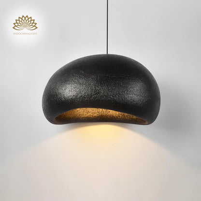 amik-wabi-sabi-black-resin-pendant-light-when-turn-on