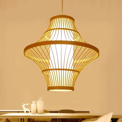 Solaya Handwoven Bamboo Pendant Light