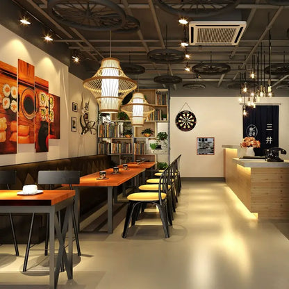 Solaya Handwoven Bamboo Pendant Light