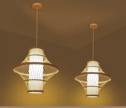 Solaya Handwoven Bamboo Pendant Light