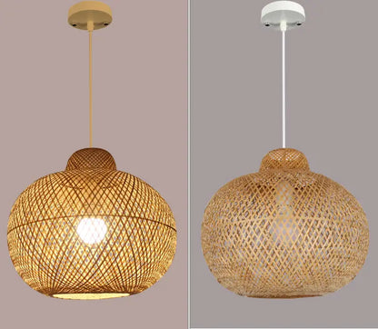Lanna Passa Handwoven Bamboo Pendant Light Shade