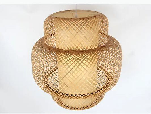 Enakshi Abstract Bamboo Pendant Light Shade