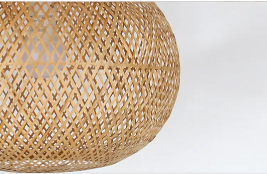 Lanna Passa Handwoven Bamboo Pendant Light Shade