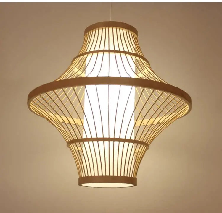 Solaya Handwoven Bamboo Pendant Light