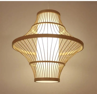 Solaya Handwoven Bamboo Pendant Light