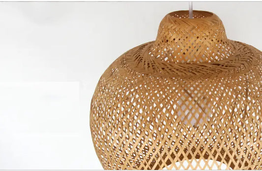 Lanna Passa Handwoven Bamboo Pendant Light Shade