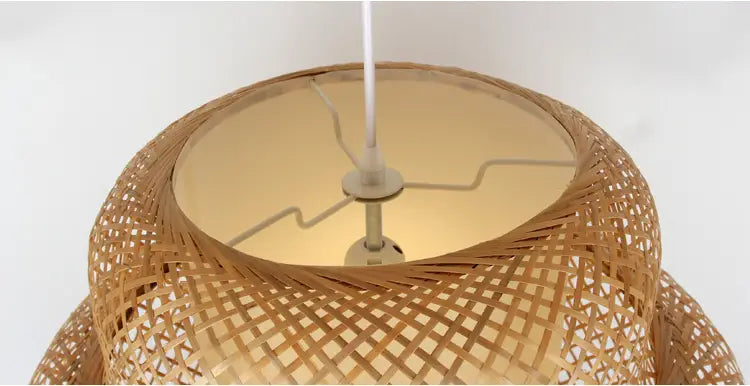 Enakshi Abstract Bamboo Pendant Light