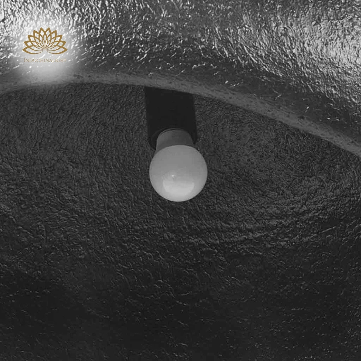 close-up-inside-view-of-amik-wabi-sabi-black-resin-pendant-light