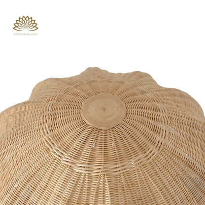 close-up-view-of-soane-rattan-daisy-light