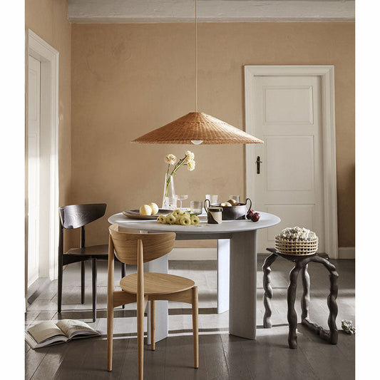 Carter Cone Woven Wicker Rattan Pendant Light Shade