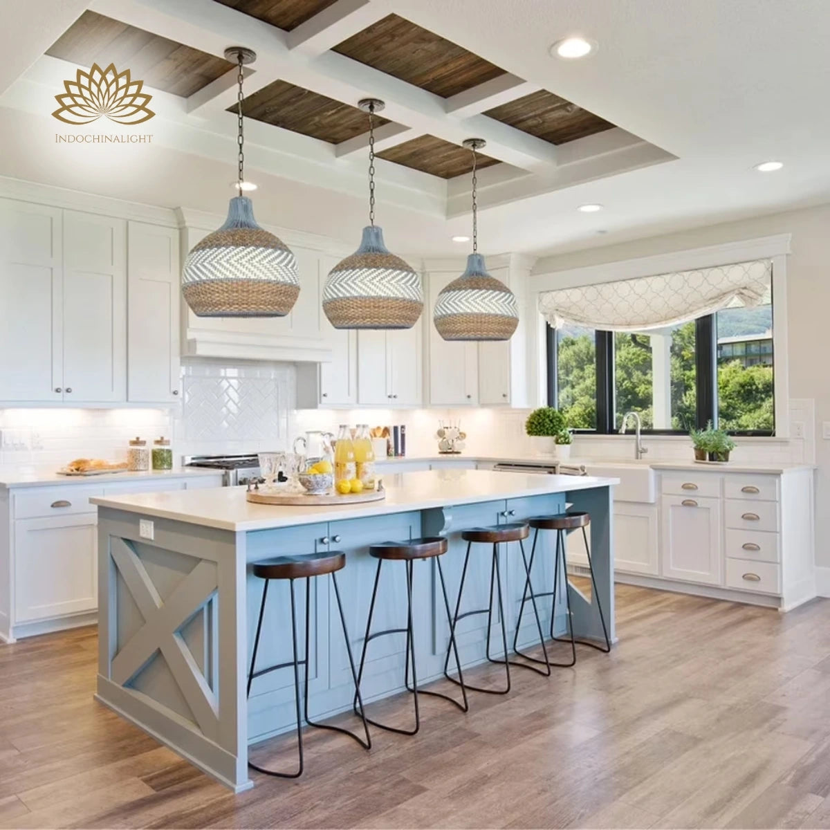 courtland-blue-rattan-pendant-light-for-boho-kitchen-island