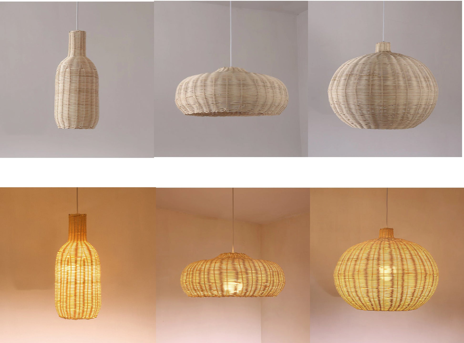 finns-3-rattan-pendant-lights-when-turn-on-and-turn-off