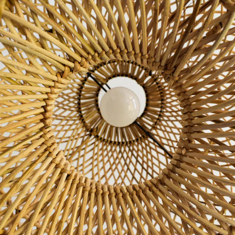 Batcheller Ball Rattan Pendant Light Basket Weave