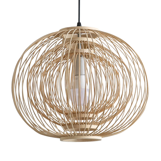 Plura Sphere Bamboo Pendant Light
