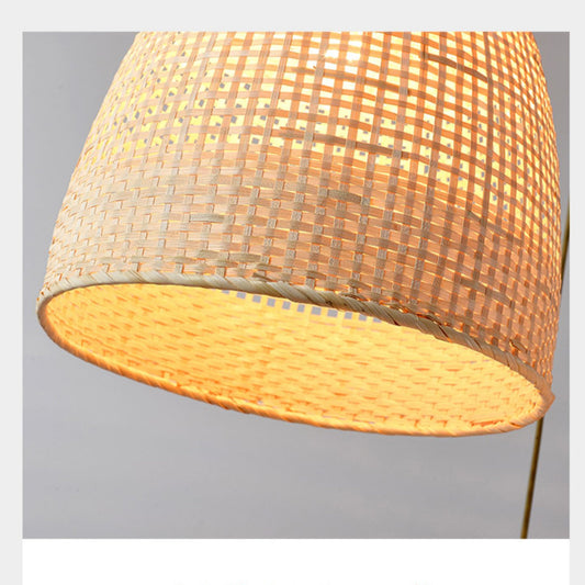 Set 4 Kirsal Modern Cluster Rattan Pendant Light