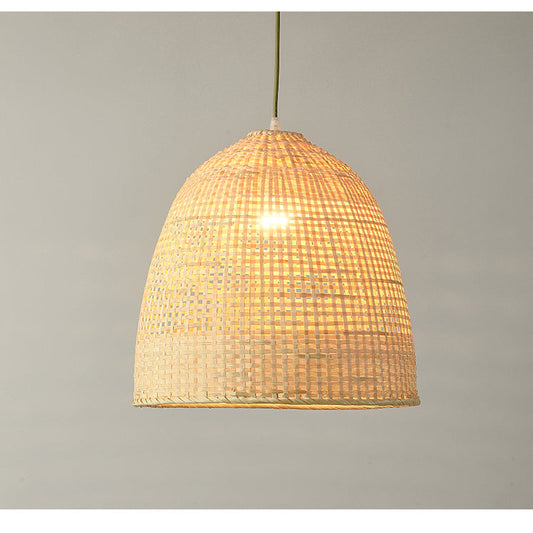 Set 4 Kirsal Modern Cluster Rattan Pendant Light