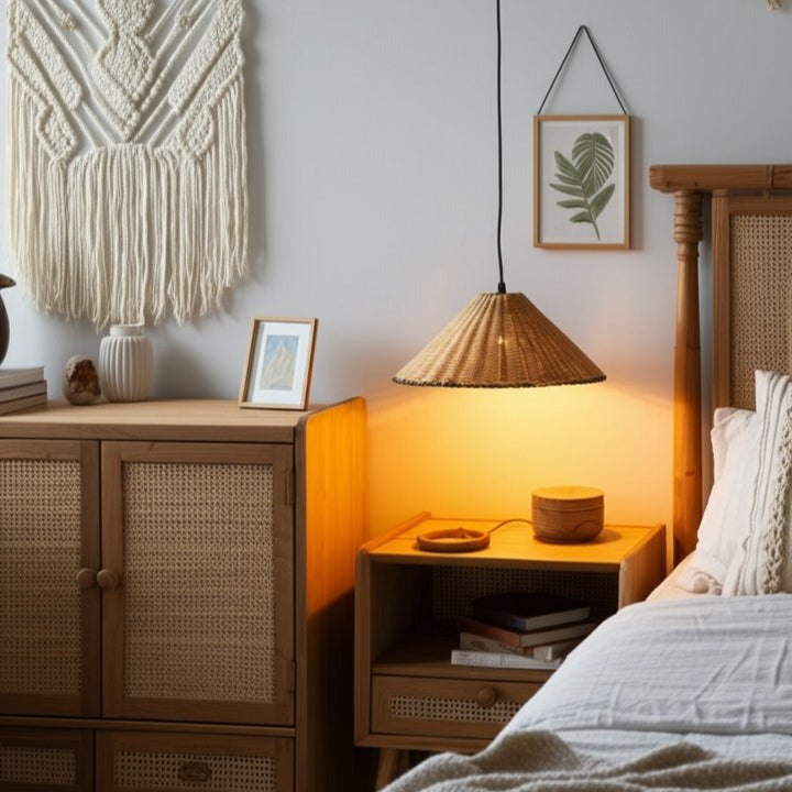 Oceania Rattan Pendant Light