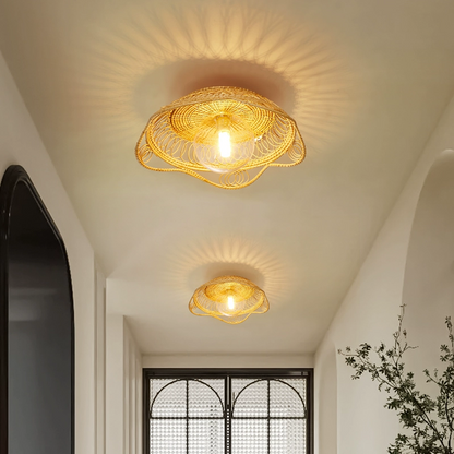 Havana Rattan Ceiling Light